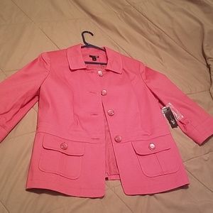 NWT East 5th Pink jacket Button Up